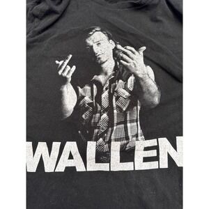 Morgan Wallen Concert T Shirt District‎ Graphic Tee Black Medium